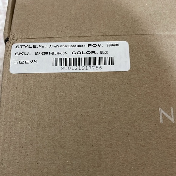 Nisolo Men’s All-Weather Leather Black Boot Size 8.5 New in Box - Picture 3 of 5